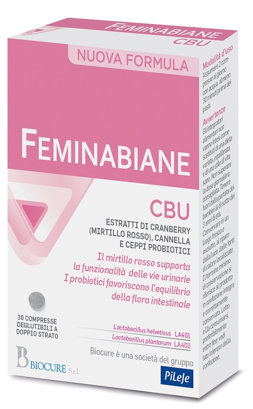 FEMINABIANE CBU 30 COMPRESSE - fitfarma.it