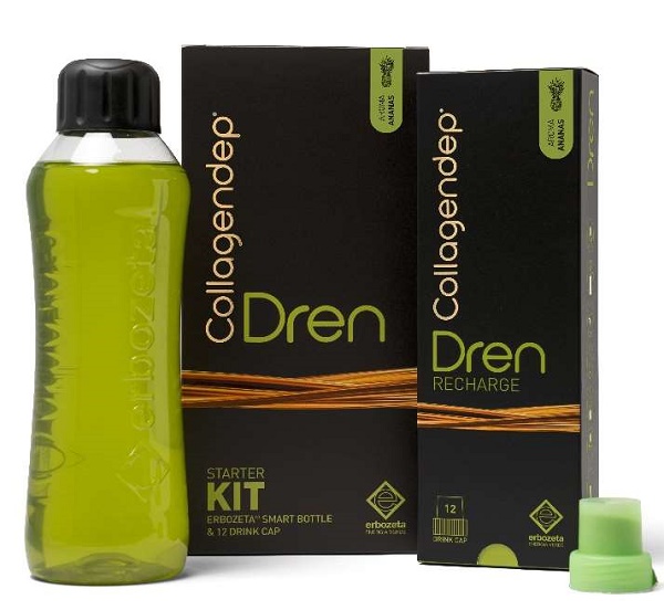 COLLAGENDEP DREN STARTER KIT 12 DRINK CAP + SMART BOTTLE - fitfarma.it