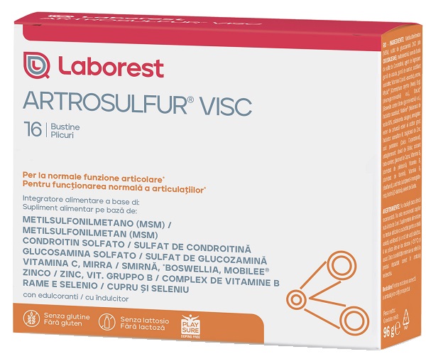 ARTROSULFUR VISC 16 BUSTINE DA 6 G - fitfarma.it