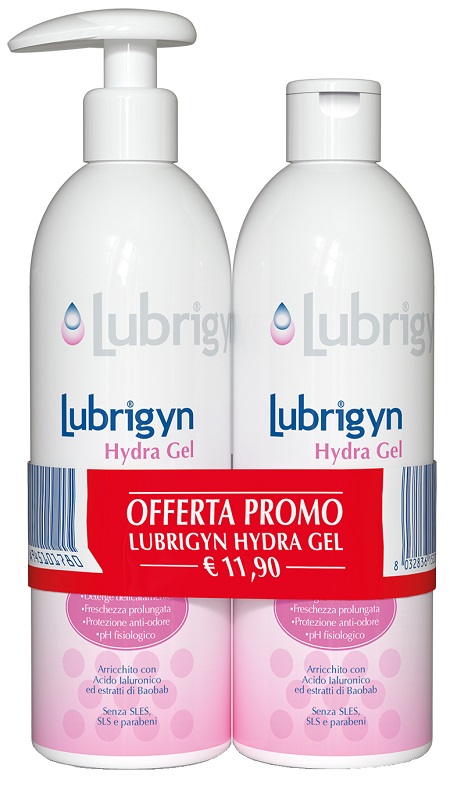 LUBRIGYN HYDRA GEL DUO 400 ML + 400 ML - fitfarma.it