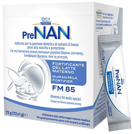 PRENAN FORTIFICANTE DEL LATTE MATERNO FM85 72 BUSTINE X 1 G - fitfarma.it