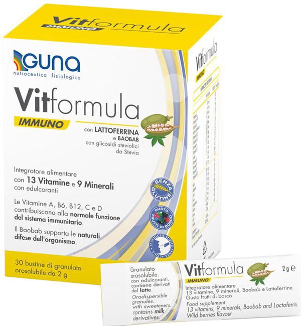 VITFORMULA IMMUNO 30 STICK DA 2 G - fitfarma.it