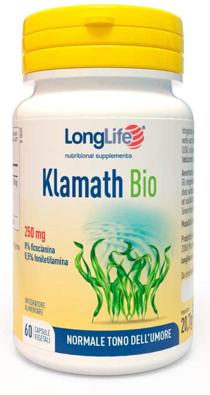LONGLIFE KLAMATH BIO 60 CAPSULE VEGETALI - fitfarma.it