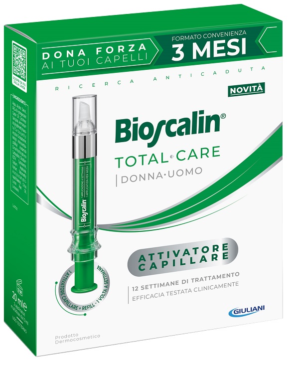 BIOSCALIN TOTAL CARE ATTIVATORE CAPILLARE 2 APPLICATORI MULTIDOSE X 10 ML - fitfarma.it