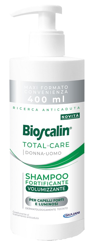 BIOSCALIN TOTAL CARE SHAMPOO FORTIFICANTE VOLUMIZZANTE 400 ML - fitfarma.it