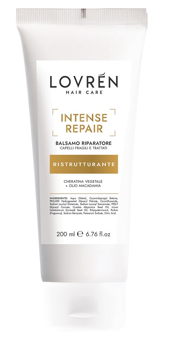 LOVREN HAIR CARE INTENSE REPAIR BALSAMO RISTRUTTURANTE 200 ML - fitfarma.it