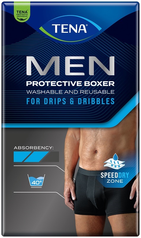 TENA MEN PROTECTIVE BOXER ASSORBENTE LAVABILE EXTRALARGE 1 PEZZO - fitfarma.it