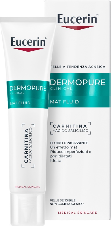 EUCERIN DERMOPURE CLINICAL FLUIDO OPACIZZANTE 40 ML - fitfarma.it