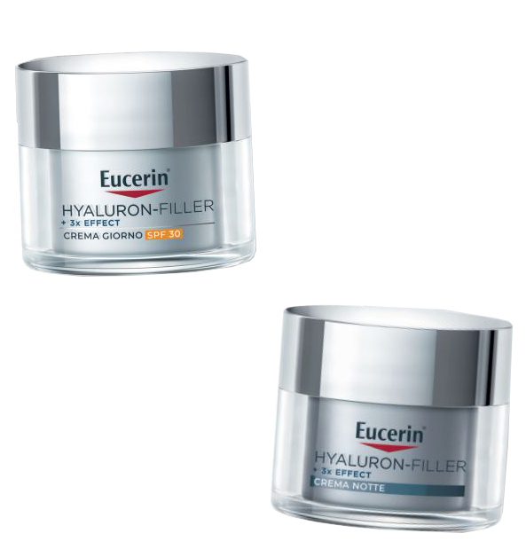 EUCERIN ANTI AGE XMAS PACK HYFI GIORNO NOTTE 2025 1 HYALURON FILLER NOTTE 50 ML + 1 HYALURON FILLER GIORNO SPF30 50 ML - fitfarma.it