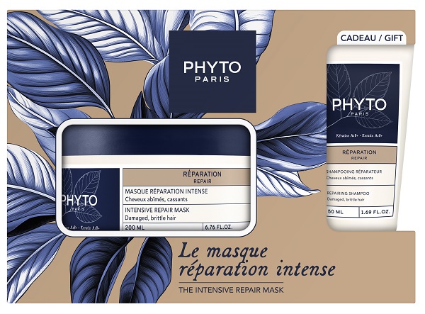 PHYTO PARIS BELLEZZA RIPARAZIONE 25 1 MASCHERA 200 ML + 1 SHAMPOO 50 ML - fitfarma.it