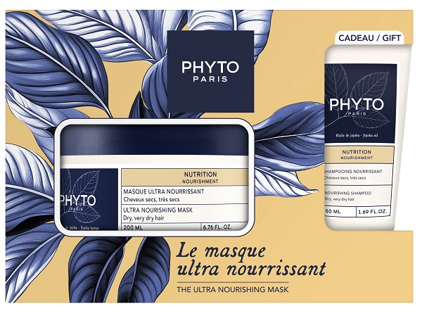 PHYTO PARIS BELLEZZA NUTRIMENTO 2025 1 MASCHERA 200 ML + 1 SHAMPOO 50 ML - fitfarma.it