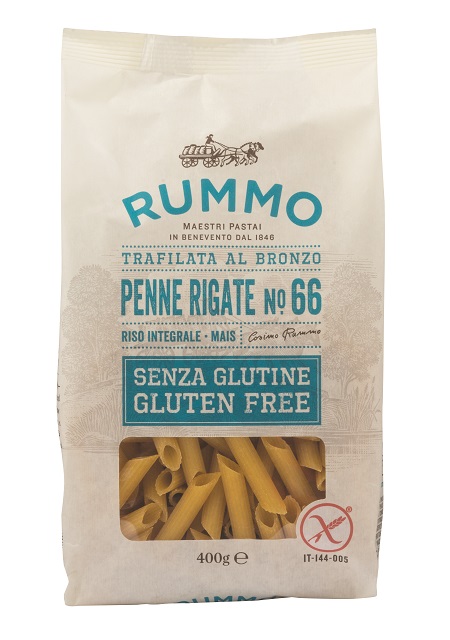 RUMMO PENNE RIGATE N66 DI RISO INTEGRALE E MAIS 400 G - fitfarma.it