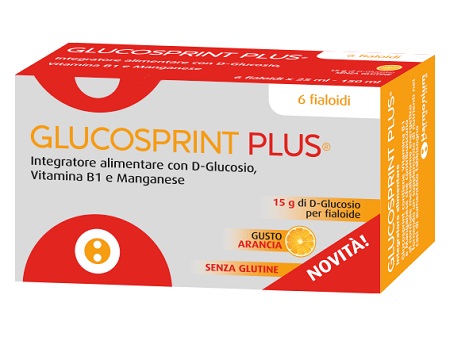 GLUCOSPRINT PLUS ARANCIA 6 FIALOIDI DA 25 ML - fitfarma.it