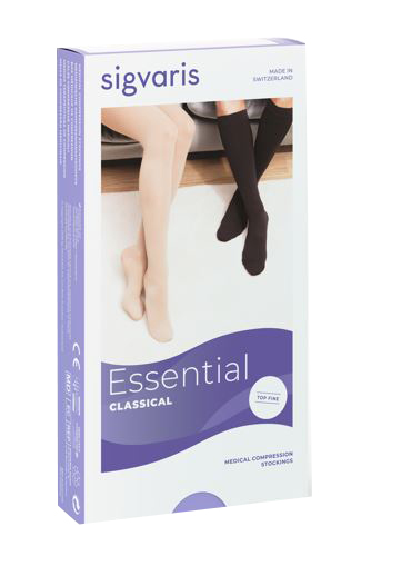 SIGVARIS TOP FINE 702 CCL2 TFQ MONOCOLLANT DESTRO LUNGO CRISPA PUNTA APERTA L PLUS - fitfarma.it