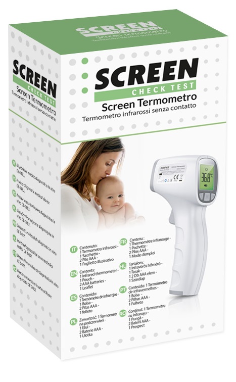 TERMOMETRO A INFRAROSSI SENZA CONTATTO SCREEN - fitfarma.it