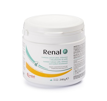 RENAL P MANGIME COMPLEMENTARE PER CANI E GATTI BARATTOLO 240 G - fitfarma.it