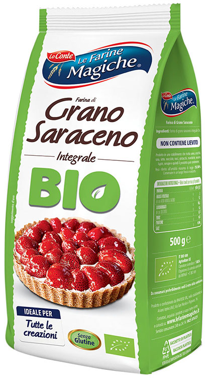 IPAFOOD FARINA MIX GRANO SARACENO BIOLOGICO 500 G - fitfarma.it