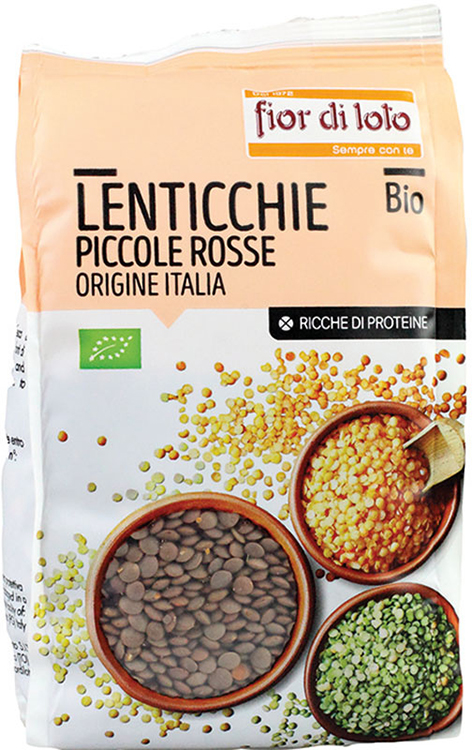 LENTICCHIE PICCOLE ROSSE ITALIA BIO 400 G - fitfarma.it