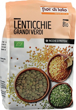 LENTICCHIE VERDI BIO 400 G - fitfarma.it