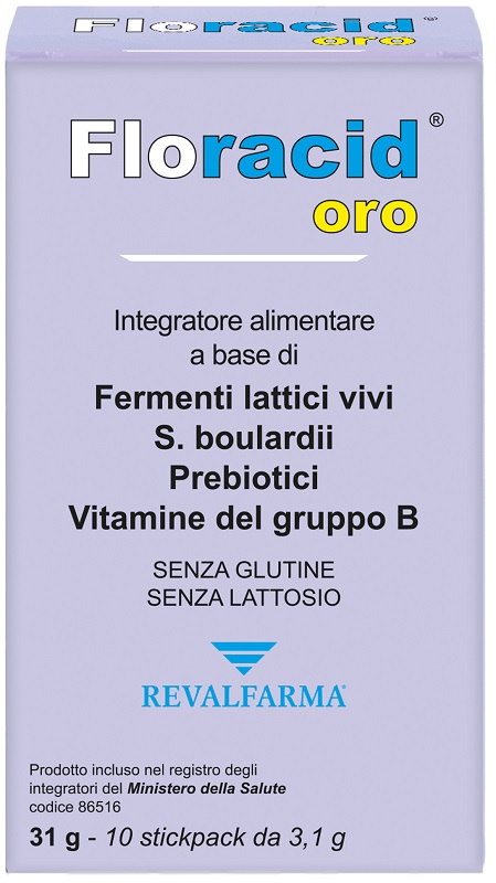 FLORACID OROSOLUBILE 10 STICKPACK - fitfarma.it