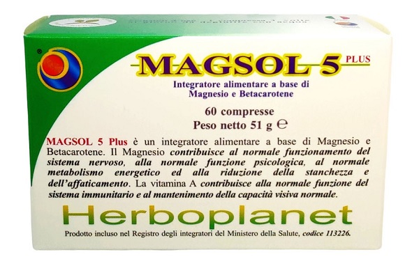 MAGSOL 5 PLUS 60 COMPRESSE - fitfarma.it