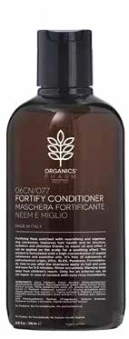 ORGANICS COSMETICS FORTIFY CONDITIONER NEEM OIL AND MILLET 250 ML - fitfarma.it