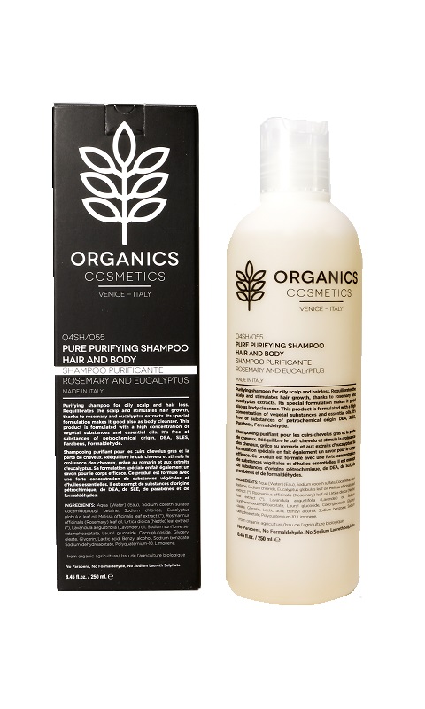 ORGANICS PHARM PURE PURIFYING SHAMPOO HAIR AND BODY 250 ML - fitfarma.it