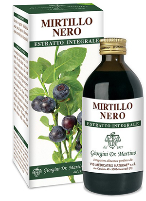 MIRTILLO NERO ESTRATTO INTEGRALE 200 ML - fitfarma.it