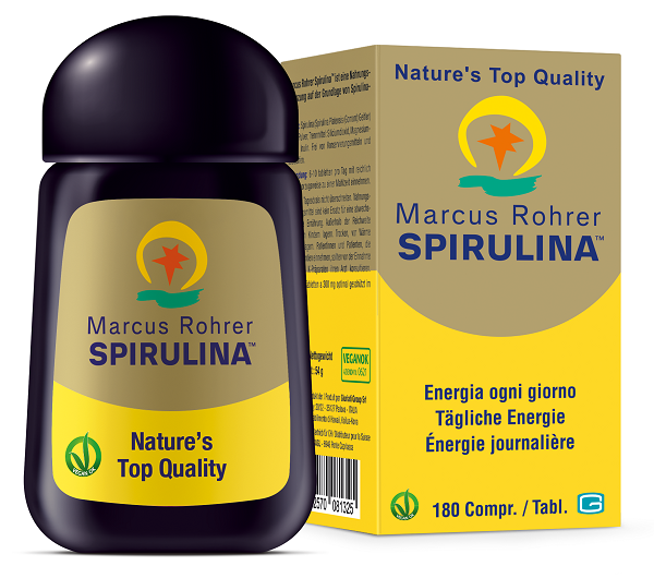 SPIRULINA MARCUS ROHRER 180 COMPRESSE - fitfarma.it
