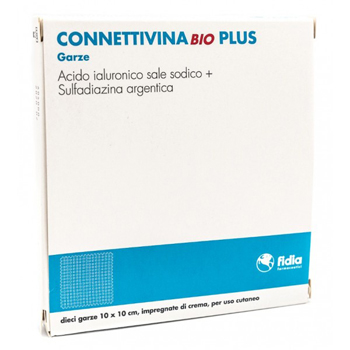 CONNETTIVINABIO PLUS GARZA 10 X 10 CM 10 PEZZI - fitfarma.it