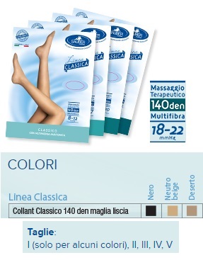 SAUBER COLLANT 140 DENARI MAGLIA LISCIA NERO 4 LINEA CLASSICA - fitfarma.it