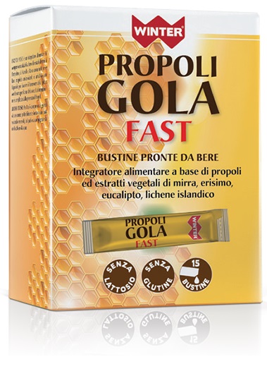 WINTER PROPOLI GOLA FAST 15 BUSTINE - fitfarma.it