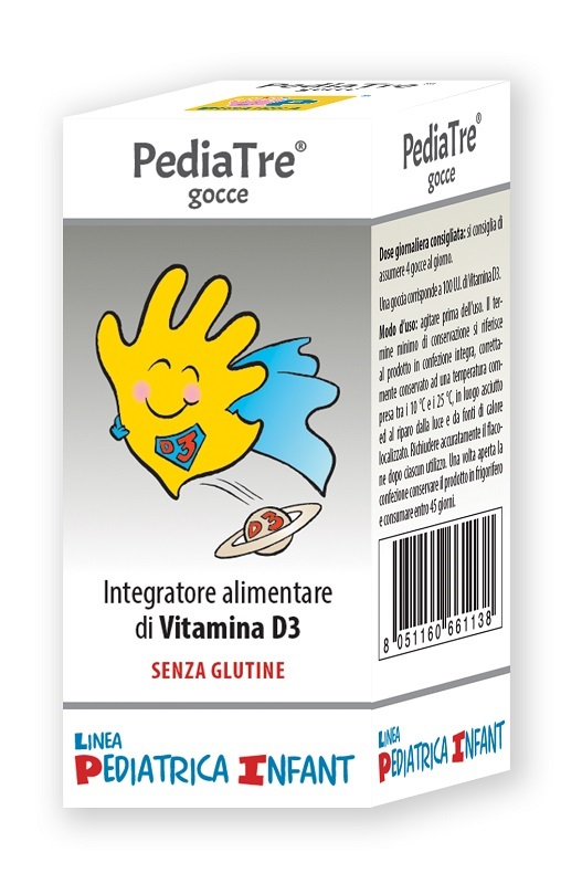 PEDIATRE VITAMINA D 7 ML - fitfarma.it