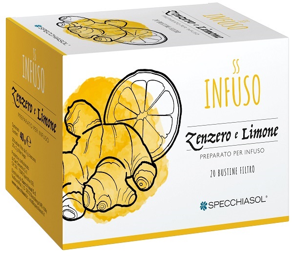 INFUSO TISANA ZENZERO + LIMONE 20 FILTRI - fitfarma.it