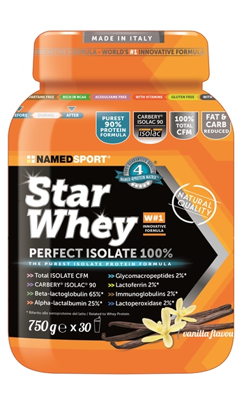 STAR WHEY ISOLATE VANILLA 750 G - fitfarma.it