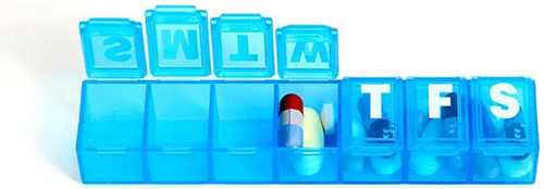 MEDS PORTAPILLOLE SETTIMANALE MEDS - fitfarma.it