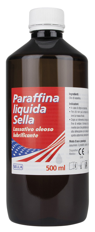 PARAFFINA LIQUIDA MD LASSATIVO 500 ML SELLA - fitfarma.it