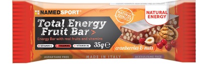 TOTAL ENERGY FRUIT BAR CRANBERRY & NUTS 35 G - fitfarma.it