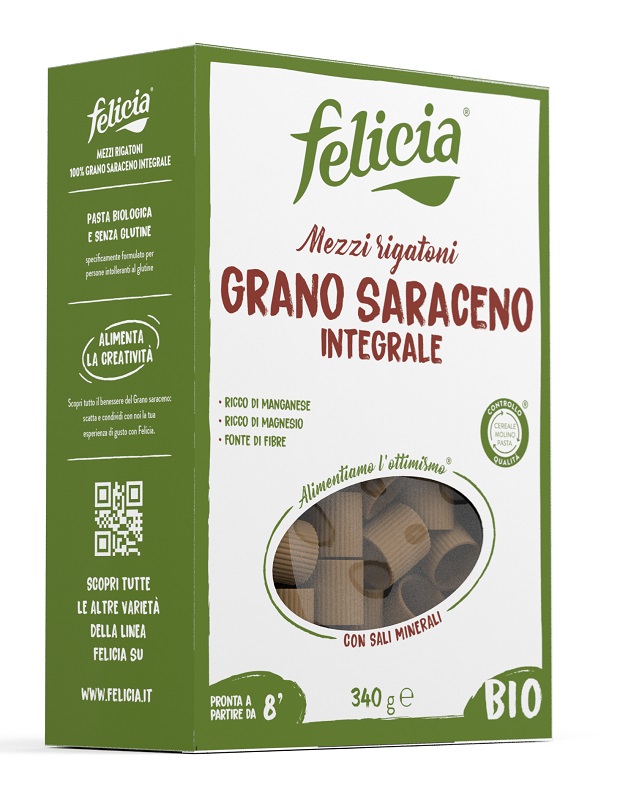 FELICIA BIO SARACENO MEZZI RIGATONI 340 G - fitfarma.it