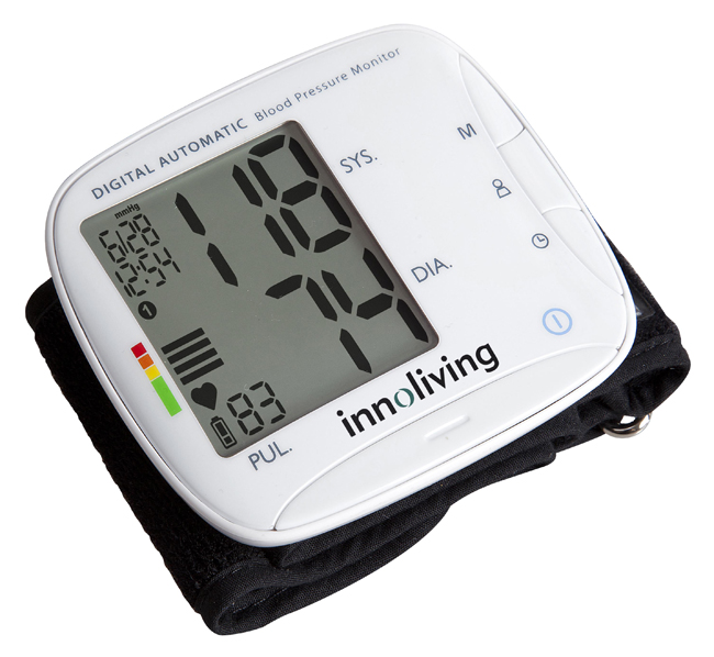MISURATORE DI PRESSIONE DIGITALE DA POLSO AMPIO DISPLAY LCD - fitfarma.it