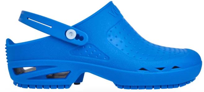 WOCK BLOC ZOCCOLI PROFESSIONALI CON CINTURINO BLU MEDIO 42 - fitfarma.it