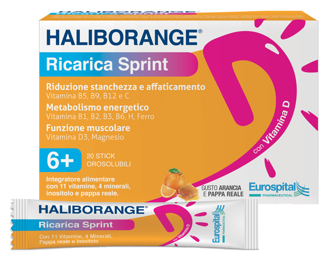 HALIBORANGE RICARICA SPRINT 20 STICK PACK 2 G - fitfarma.it