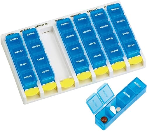 MEDS PORTAPILLOLE SETTIMANALE 4 DOSI MEDS - fitfarma.it
