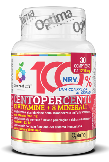 COLOURS OF LIFE CENTOPERCENTO 30 COMPRESSE 1200 MG - fitfarma.it
