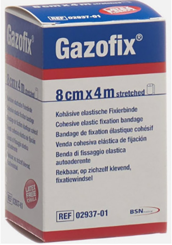 BENDA ELASTICA AUTOADESIVA GAZOFIX 8X400 CM - fitfarma.it