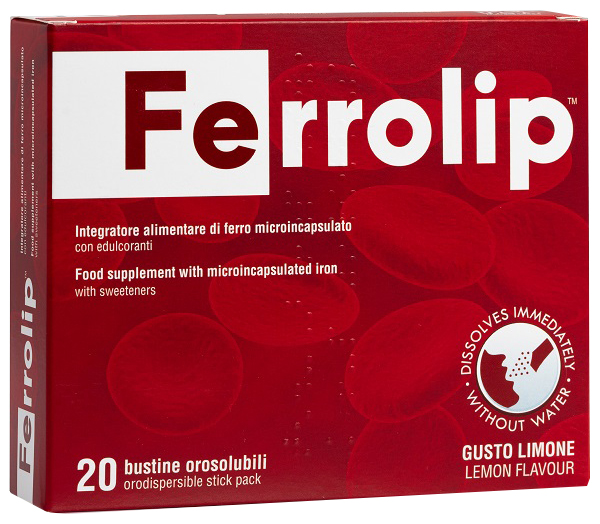 FERROLIP 20 BUSTINE OROSOLUBILI GUSTO LIMONE - fitfarma.it