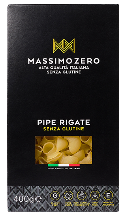 MASSIMO ZERO PIPE RIGATE 400 G - fitfarma.it
