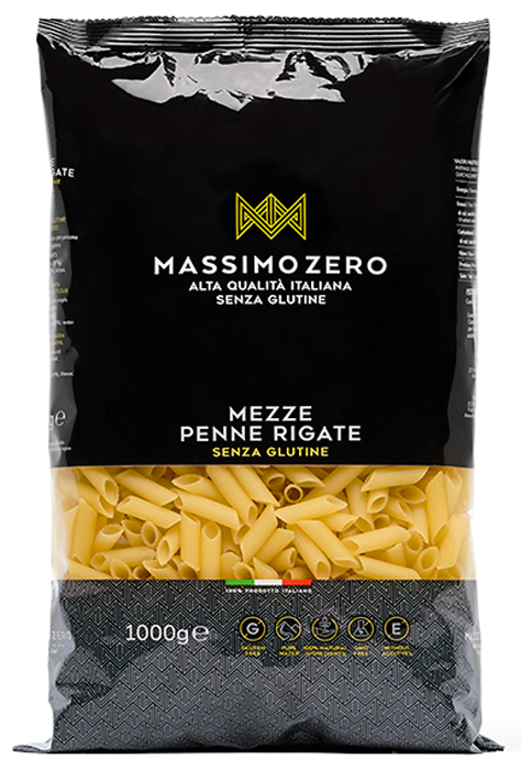 MASSIMO ZERO MEZZE PENNE RIGATE 1 KG - fitfarma.it