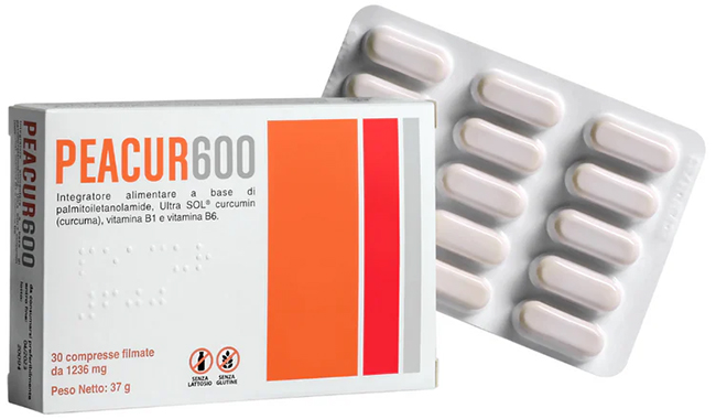 PEACUR 600 30 COMPRESSE 36 G - fitfarma.it
