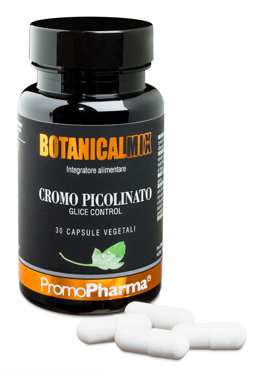 CROMO PICOLINATO GLICE CONTROL BOTANICAL MIX 30 CAPSULE - fitfarma.it